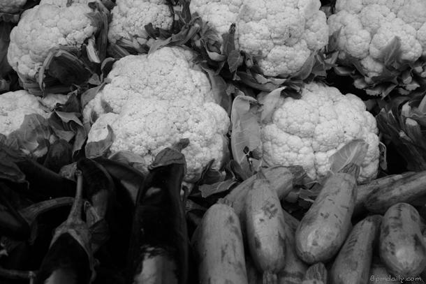 B&W  Vegetables