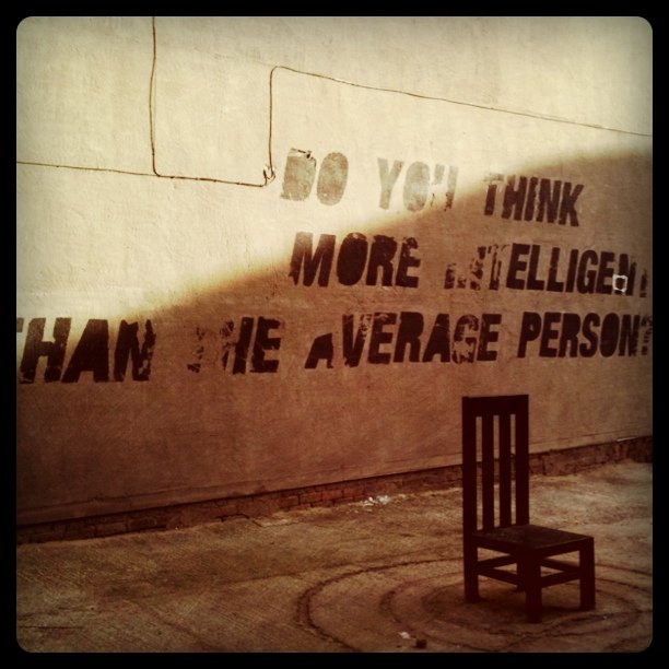 The average person thinks they're more intelligent than average